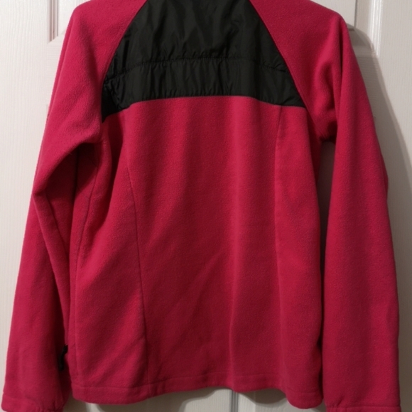Pink and Grey Fleece Columbia Jacket - Picture 4 of 7